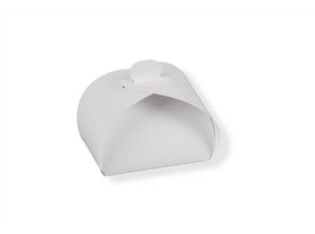 Fehér bőrönd alakú 1 adagos bonbon doboz