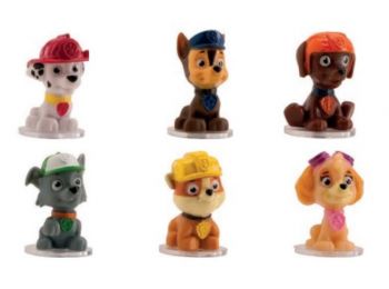 6 részes mini Mancs Őrjárat tortadíszítő figura készl