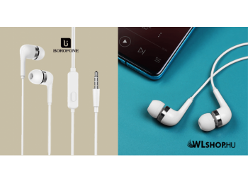 Borofone Refined vezetékes fülhallgató mikrofonnal BM39 -
