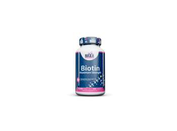 Biotin Maximum Strength 10,000mcg 100 tabl. HAYA LABS