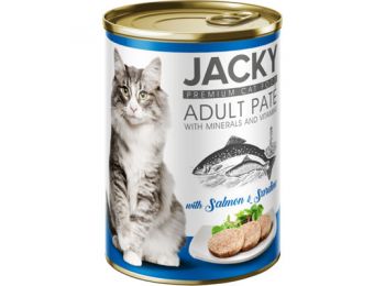 Jacky Prémium Macska Konzerv Pástétom Lazaccal és Szard�