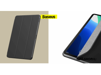 Baseus Simplism mágneses bőr tok iPad Air 10,9 (2020) - Fekete