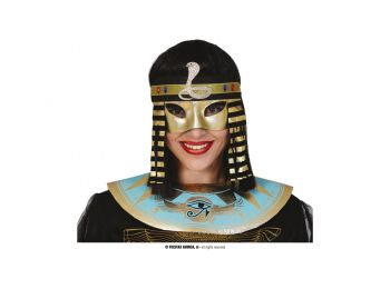 Kleopátra egyiptomi halloween farsangi jelmez kiegészítő - maszk