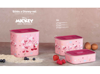 Mindennapi Szögletes Szett Mickey and Friends rózsaszín Tupperware