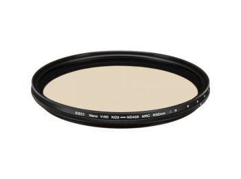 SIRUI NDX82A 82 mm-es Vario ND 2-400 szűrő alumínium gyű