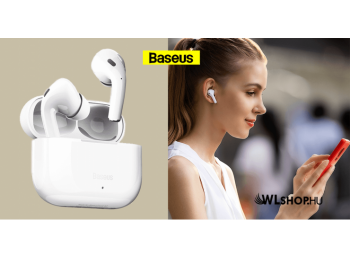 Baseus Encok W3 TWS vezetéknélküli fülhallgató/headset - Fehér