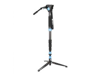 Sirui P-424SR monopod VH-10 video fejjel