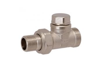 FixTrend visszatérő radiátorszelep, egyenes, Eurokón., 1