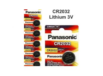 Panasonic CR2032 gombelem (5db)