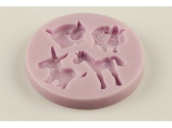 Apró háziállatok szilikon fondant forma
