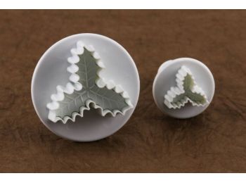 2 részes magyal levél rugós fondant kiszúró