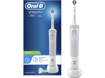 Oral-B Vitality 100 Cross Action elektromos fogkefe - fehér