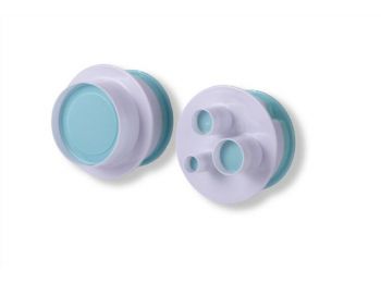 4 méretű 2 részes kerek rugós fondant kiszúró készlet