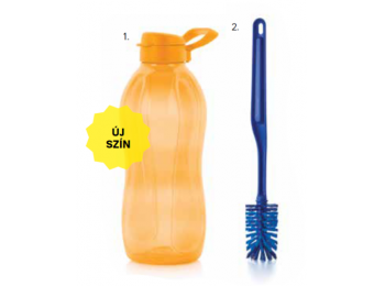 Öko Plus palack szett 2 L narancssárga, kipattintható kup