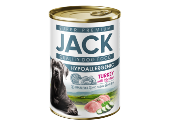 Jack Kutya Konzerv Hypoallergén Pástétom Pulykahús-Cukk�