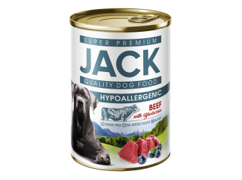 Jack Kutya Konzerv Hypoallergén Pástétom Marhahús-Áfony