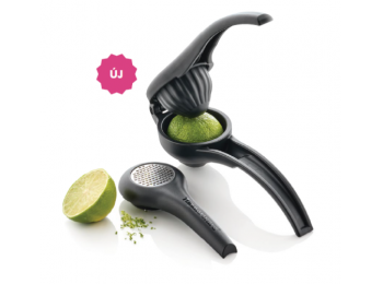 Citrusfacsaró Reszelőbetéttel fekete Tupperware