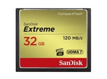 SanDisk Extreme CompactFlash™32GB memóriakártya