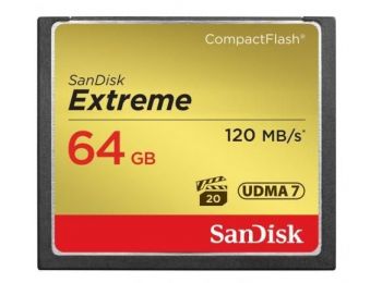 SanDisk Extreme CompactFlash™64GB memóriakártya