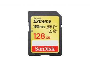 SANDISK SDXC EXTREME 128GB 150MB/S UHS-I memóriakártya