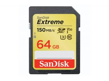 SANDISK SDXC EXTREME 64GB 150MB/S UHS-I  memóriakártya