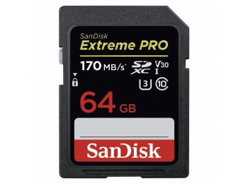 SanDisk Extreme PRO SDXC™ 64GB memóriakártya