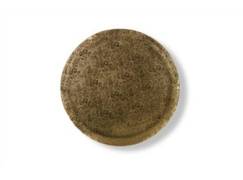 20 cm-es arany színű kerek tortadob