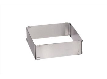 15-28 cm között állítható szögletes tortakeret