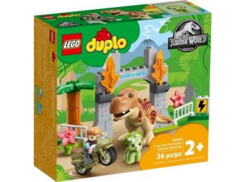 LEGO DUPLO - Jurassic World T-Rex és Triceratops dinoszaurusz szökés (10939)