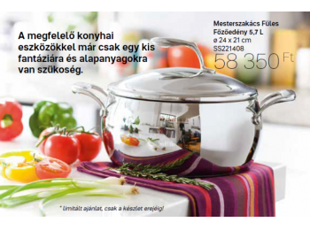 Mesterszakács Füles Főzedény 5,7 L Tupperware