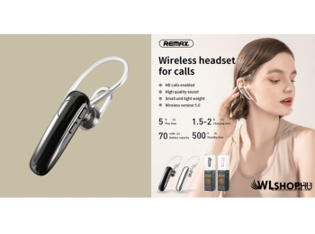 Remax Bluetooth5.0 fülhallgató/headset RB-T32 - Fekete
