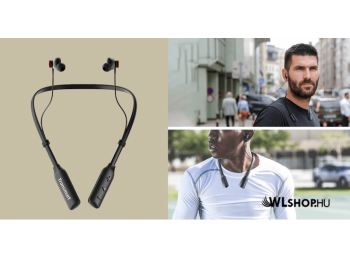 Tronsmart Encore S2 Plus vezeték nélküli Bluetooth 5.0 fülhallgató/headset IPX5 vízálló - Fekete