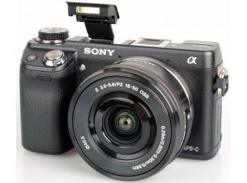 Sony Alpha NEX-6L  SEL-P1650 objektívvel