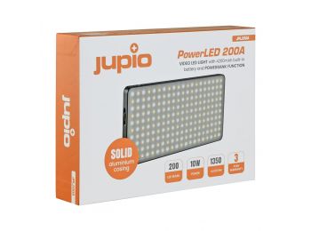 Jupio Power LED 200A lámpa beépített akkuval, aluminium h