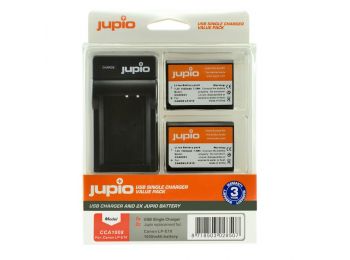 Jupio Value Pack Canon LP-E10  2db fényképezőgép akkumul