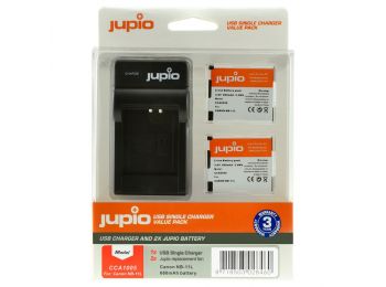 Jupio Value Pack Canon NB-11L 2 db fényképezőgép akkumul
