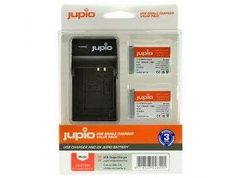 Jupio Value Pack Canon NB-13L 2 db fényképezőgép akkumul