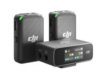 DJI Mic vezeték nélküli csiptetős dual mikrofon rendszer
