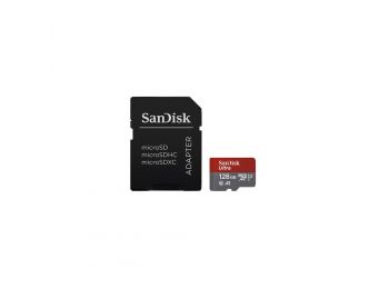 Sandisk MicroSDHC Ultra memóriakártya 128GB, 120MB/s C10, 