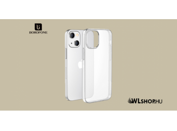 Borofone iPhone 13 Mini (5.4) ütésálló szilikon tok BI4 - Átlátszó