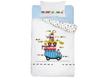 MARKOLÓS TARGONCÁS MUNKAGÉPES 2 részes ágynemű-garnit