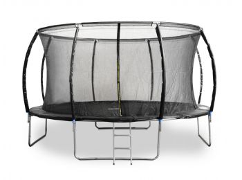 G21 SpaceJump trambulin védőhalóval, 430 cm, ajándék l�