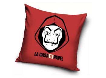 A NAGY PÉNZRABLÁS La Casa de Papel díszpárnahuzat 40x40 