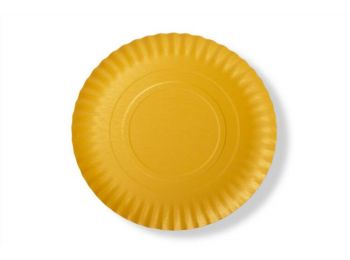 Sárga 30 cm-es kerek tortaalátét