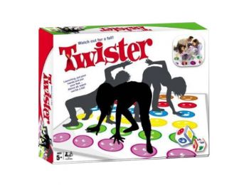 Twister társasjáték - dobókockával (eng) BONTOTT társasjáték