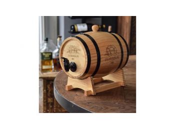 Fa hordó italadagoló csappal