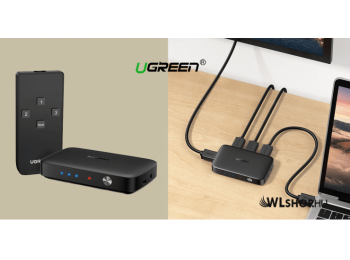 Ugreen CM332 3in1 HDMI kapcsoló 1.4, 4K, 30 Hz távirányí