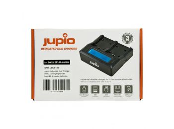 Jupio dupla  akkumulátor töltő Sony BP-U típusú akkumulátor foglalattal