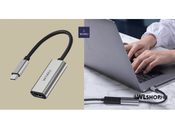 WiWU Alpha USB-C/HDMi átalakító HUB adapter - Szürke