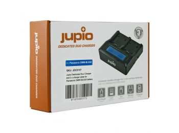 Jupio dupla akkumulátor töltő Panasonic DMW-BLK22 akkumulátorokhoz